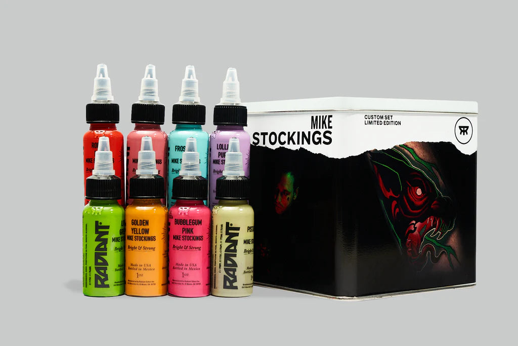 Set de 8 Tintas Radiant Mike Stockings