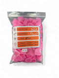 Cup para tinta silicona forma corazón rosa 100u