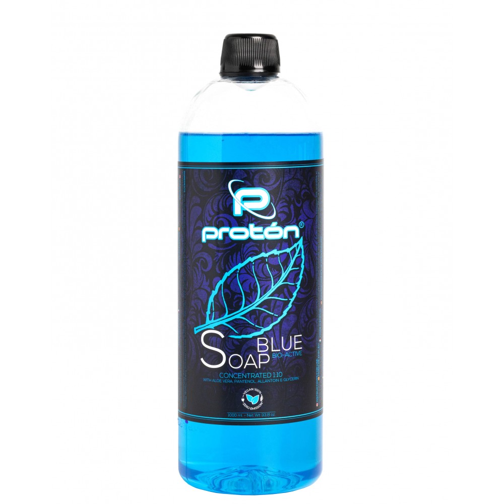 Soap Proton CONCENTRADO con Pantenol, Alantoina y Aloe Vera - 1L / 33.8 Oz. - Color : Azul